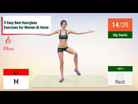 11 მარტივი საუკეთესო სავარჯიშოები ქალბატონებისთვის სახლში/11 Easy Best Hourglass Exercises For Women