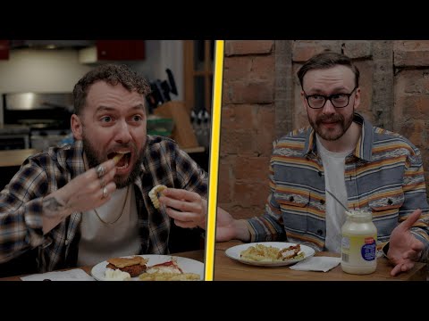 German teaches American about Fries with Mayo