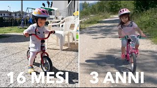 In bici senza rotelle: come insegnare ai bambini ad andare in bicicletta  sin da piccoli - YouTube