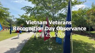 Vietnam Veterans Recognition Day Observance - April 25, 2026