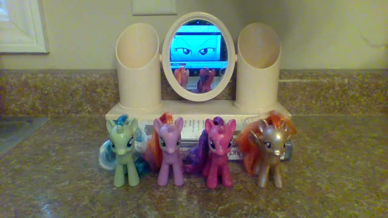 Ponies watch My Little Pony: Equestria Girls: Forgotten Friendship Part 1