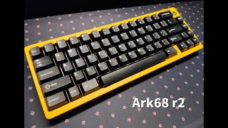 Ark68 R2 | Gateron Cap Golden v2 | Sound Test