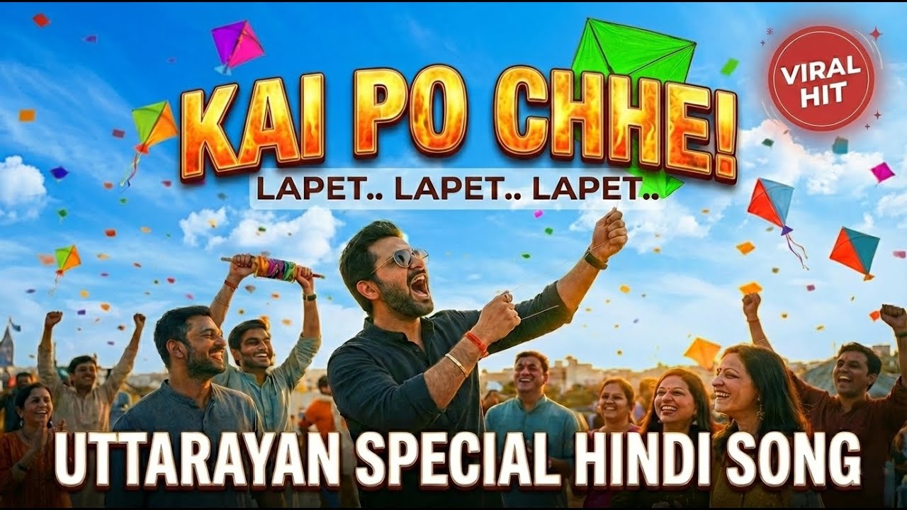 Kai Po Che! Lapet Lapet | Uttarayan 2026 Song | New Hindi Uttarayan 2026 Song| Makar Sankranti 2026