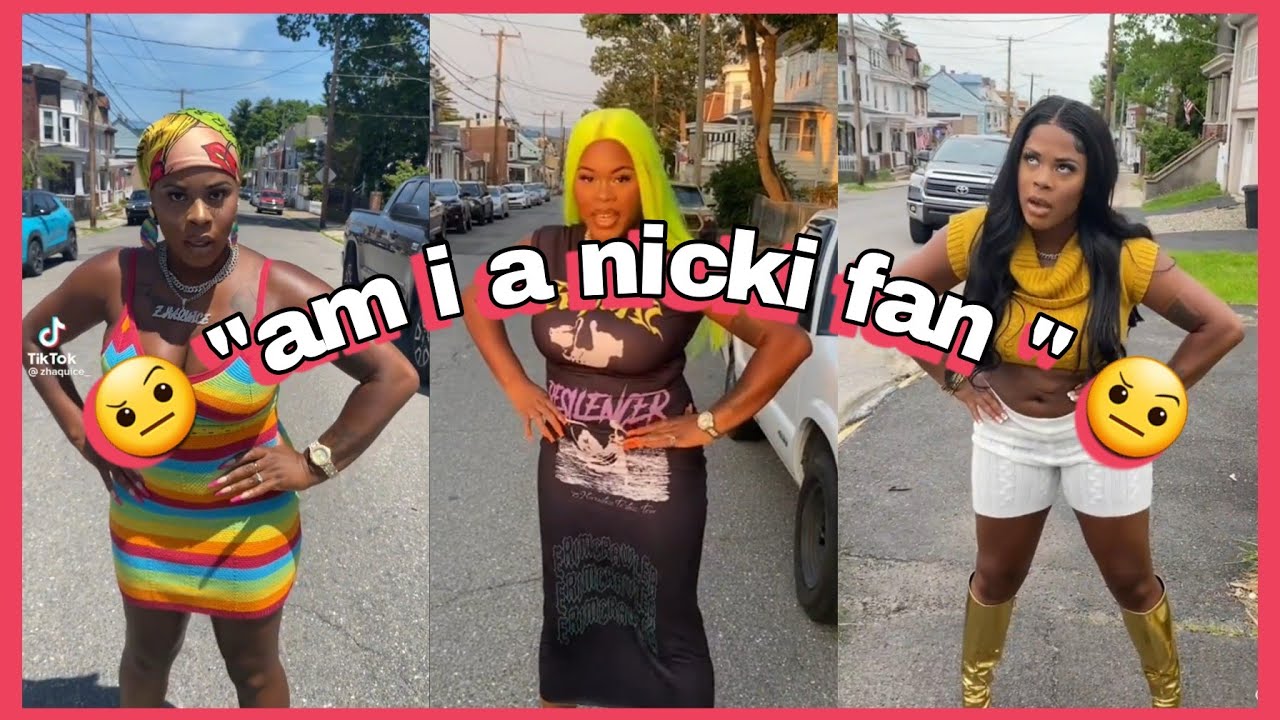 "are you a nicki fan?🤔am i a nicki fan🤨?" funny zhaquice tiktok