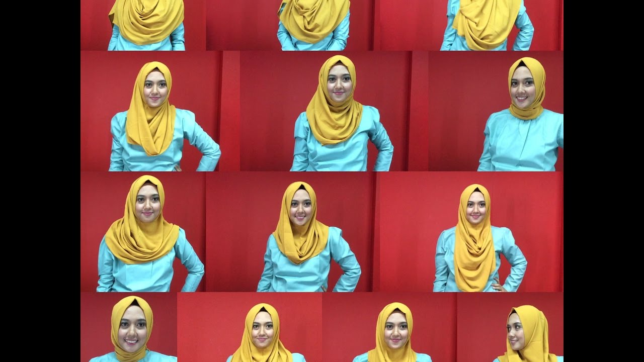 1 Hijab Bisa Jadi 12 Model Tanpa Pentul Peniti Tutorial