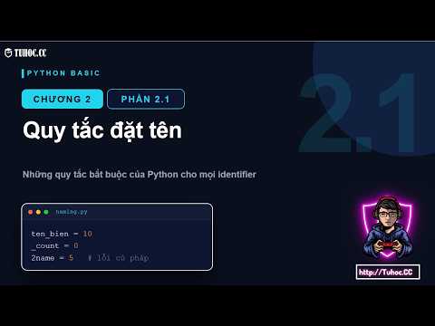 2.1 Python Variable Naming Rules - Don't Make These Mistakes as a Beginner