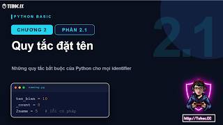 2.1 Quy Tắc Đặt Tên Biến Trong Python - Đừng Mắc Lỗi Này Khi Mới Học