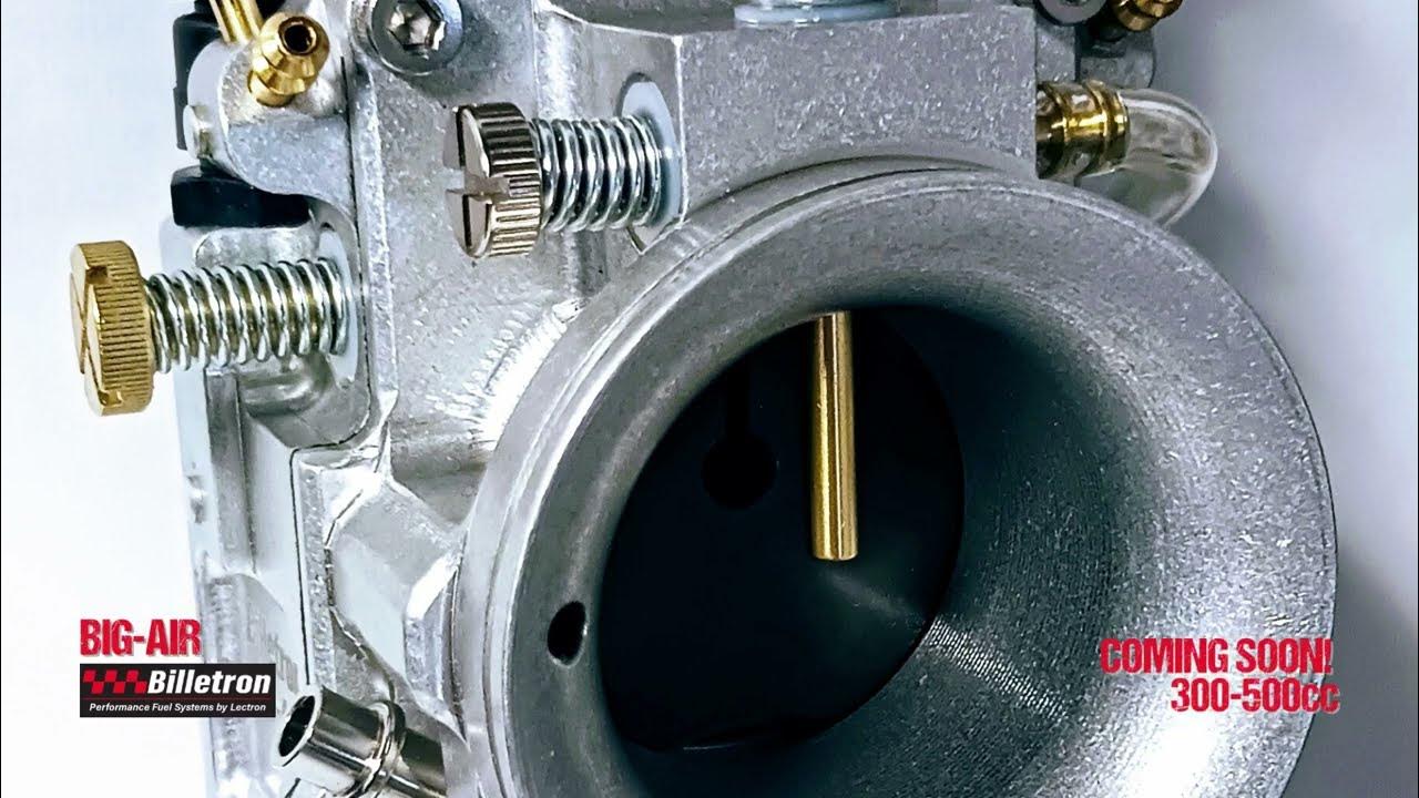 BIGAIR Introducing the Billetron™ BigAir Carb Designed to maximize 300cc500cc Two Strokes