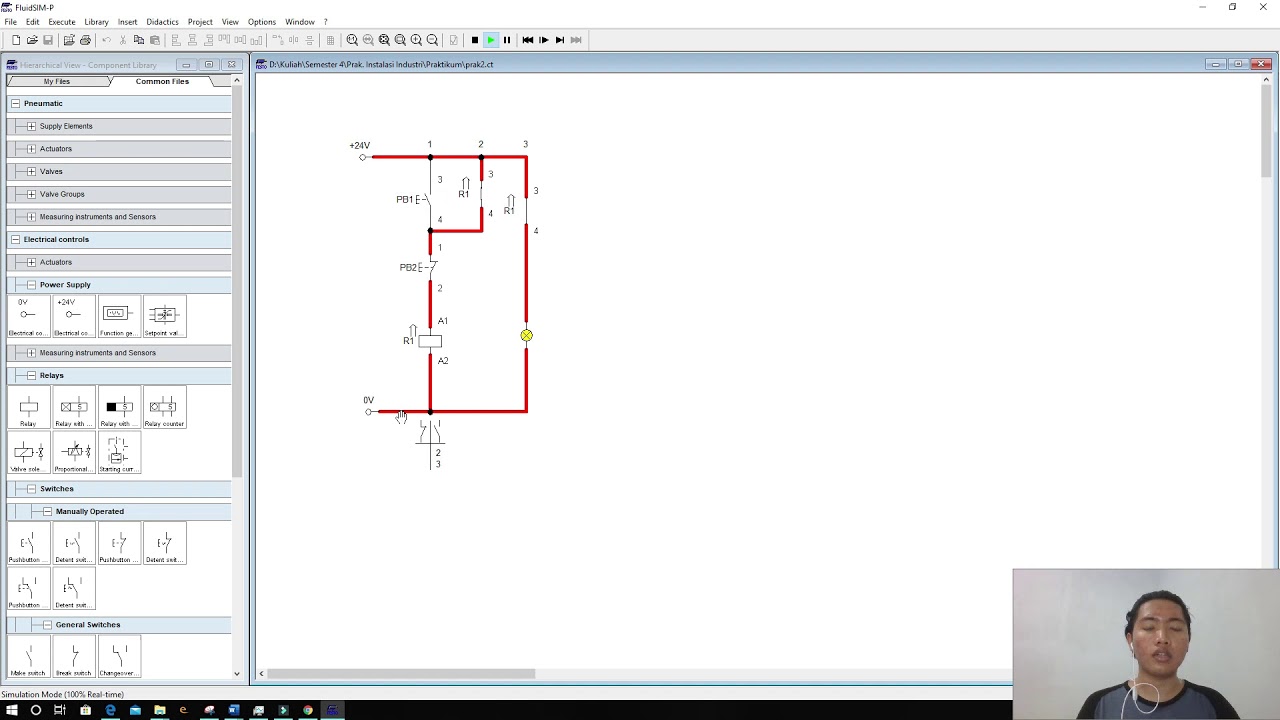Praktikum 2 Self Holding Relay Installation YouTube