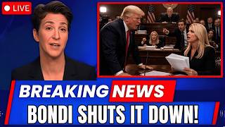 JUST NOW! Judge Sparks "LEGAL FIRESTORM" Trump Team UNRAVELS Over Bondi Twist