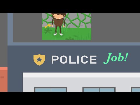 Getting the police job in Sneaky Sasquatch episode 25