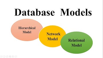 Database Model: Hierarchical Model/Network Model/Relational Model