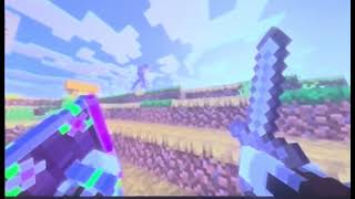 Playing Minecraft