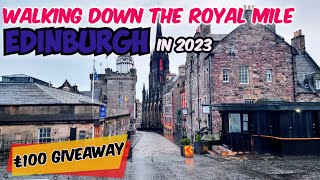 The Royal Mile Edinburgh in 2023, Walking Tour in 4K! Expore the Street of Edinburgh with Me