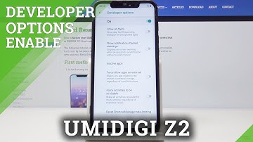 Developer Options UMIDIGI Z2 - USB Debugging / OEM Unlocking