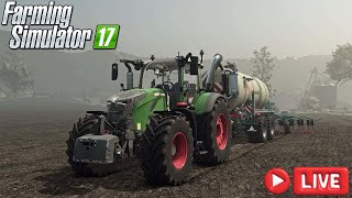 Farming simulator 17, ( L.I.V.E. ), начало уборочной, (Русские моды) на нашей Глубинке !!