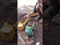 បូរិនលេងឡានដឹកដី , Borin playing with a truck , short video