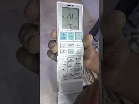 شرح ريموت تكييف شارب الديجيتال العادي والانفرتر