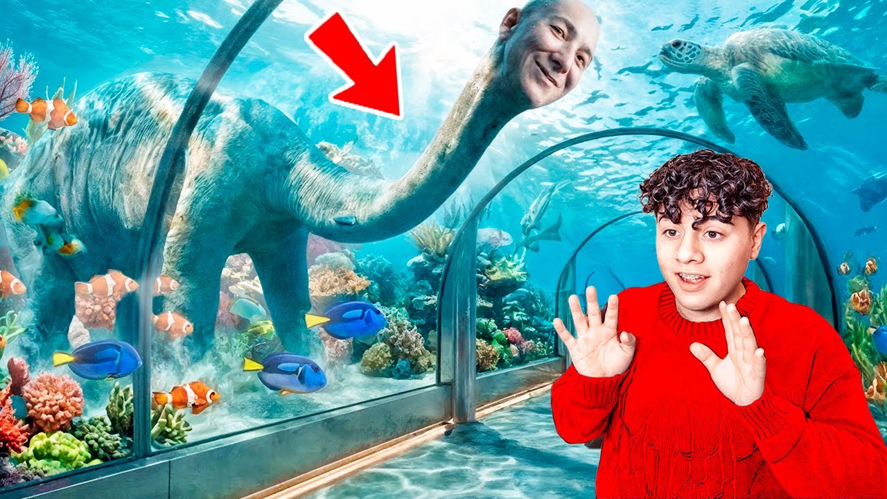 ENTRE al ACUARIO del MOUNSTRO TALASOFOBIA Dentro de un ZOOLOGICO!?