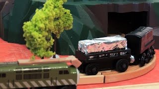 Thomas And Friends - The Wedding Part 2, Explosion On The Wooden Railway