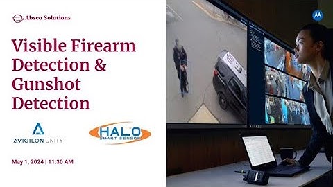 Visible Firearm Detection & Gunshot Detection Webinar