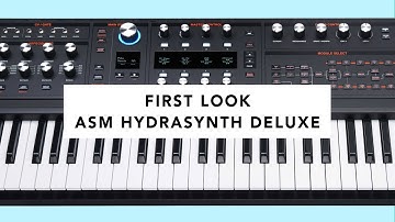 ASM Hydrasynth Deluxe Wave Morphing Synth - First Look (Tutorial, Demo & Jam)