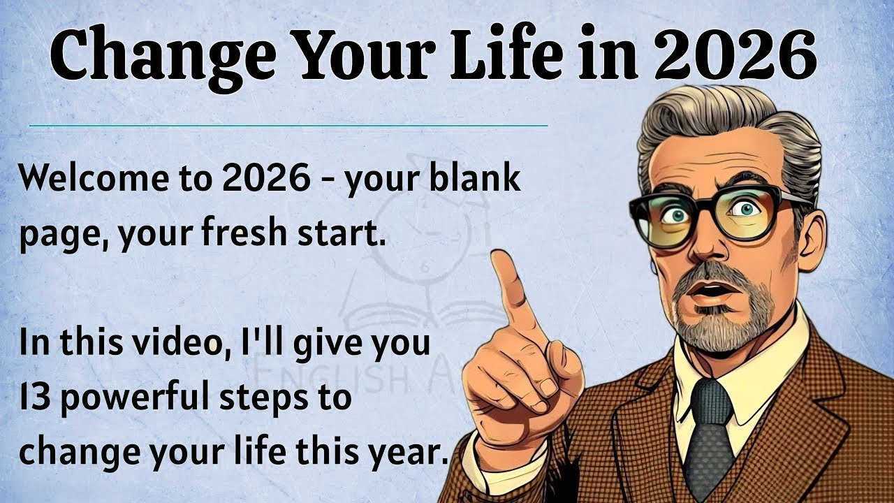 Change Your Life in 2026   One Step at a Time    Graded Reader    Improve Your English Fluency ✅