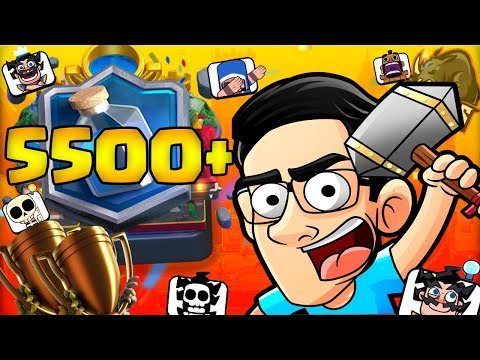 🔥 LADDER A POR LAS 5500 COPAS Y POSIBLE SORTEO! | Clash Royale 🔥