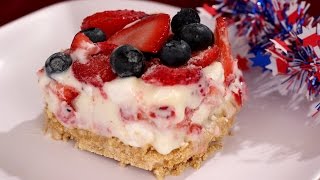 Red, White and Blue Frozen Dessert Recipe
