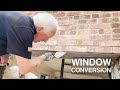 Converting a Window To French Doors