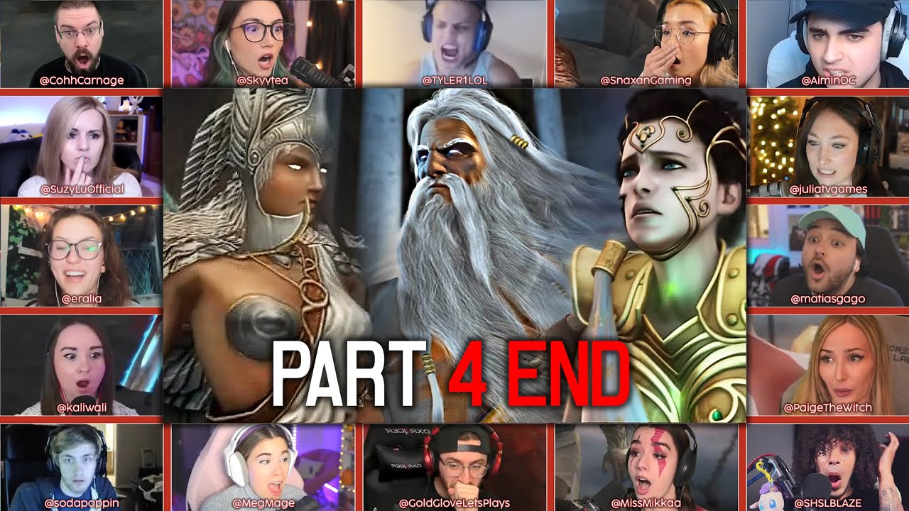 God of War II (2007) | All Cutscenes | Reaction Mashup | Part 4 (END)