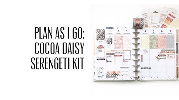 Plan As I Go with Cocoa Daisy Serengeti Kit