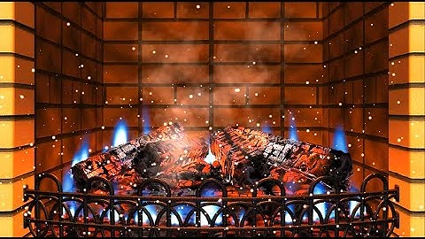 Relaxing Fireplace Video Evenings of Calm Burning Logs, Crackling Sounds Serenity of Pure Relaxation