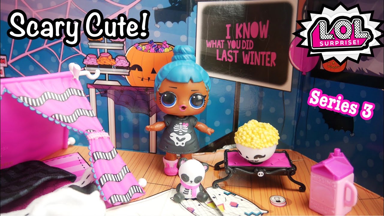 LOL SPOOKY SERIES 3 SLEEPOVER DOLL PLAYSET YouTube