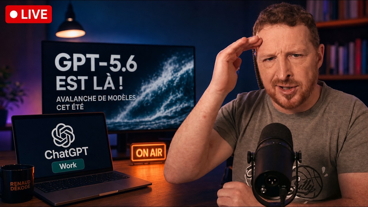 L'actualité tech du 10/07/2026 en Live sur Renaud Dékode