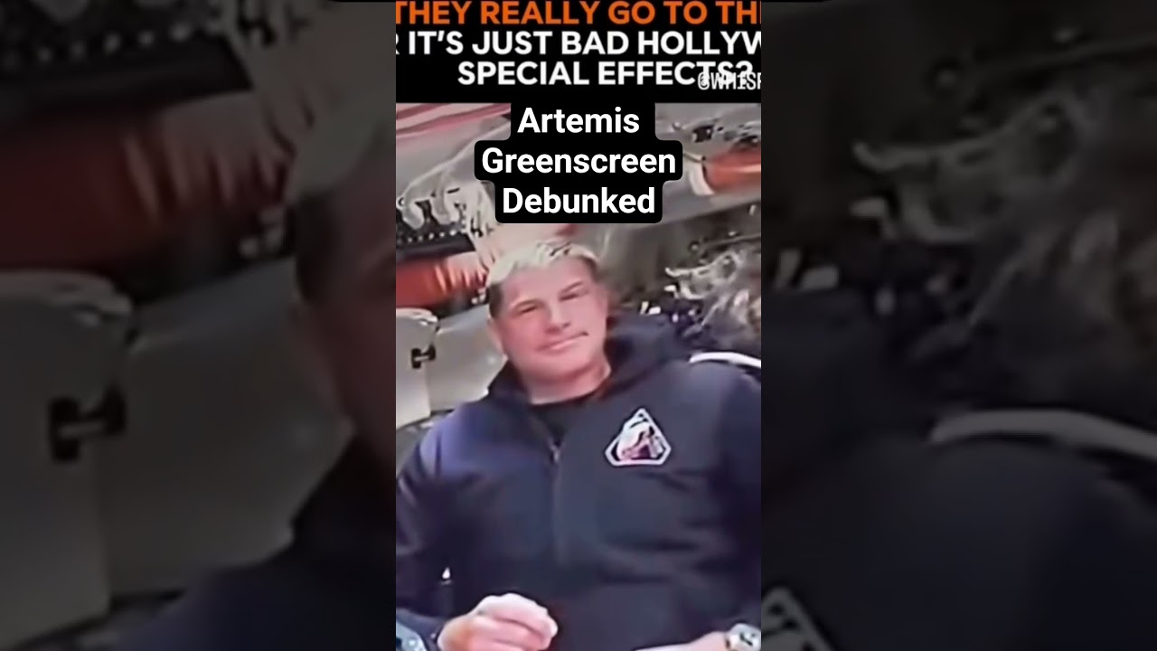 Artemis Greenscreen Conspiracy DEBUNKED! #artemis #conspiracy #nasal
