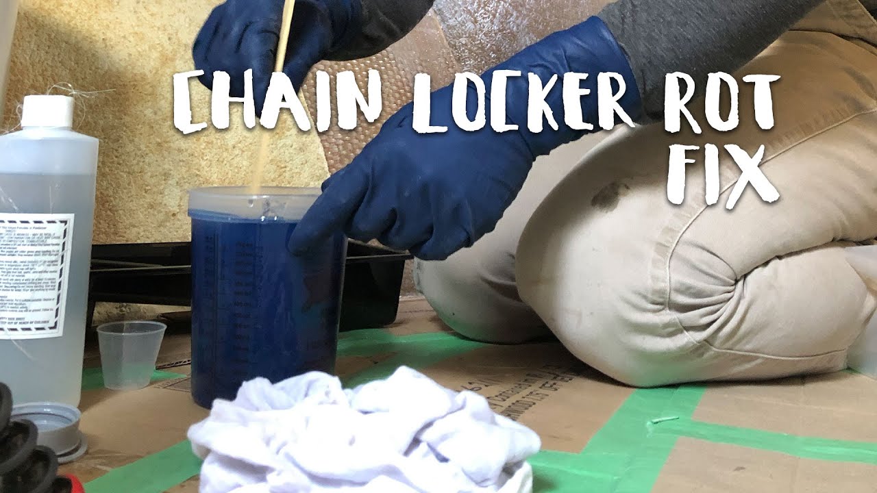 Rebuilding Our Entire Fibreglass Chain Locker, pt 1 | Chapter 3 Episode 10 | The Wayward Life