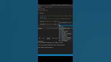 variables in c || Revision series ||(2.)(int and float uses.) C programming basics #shorts