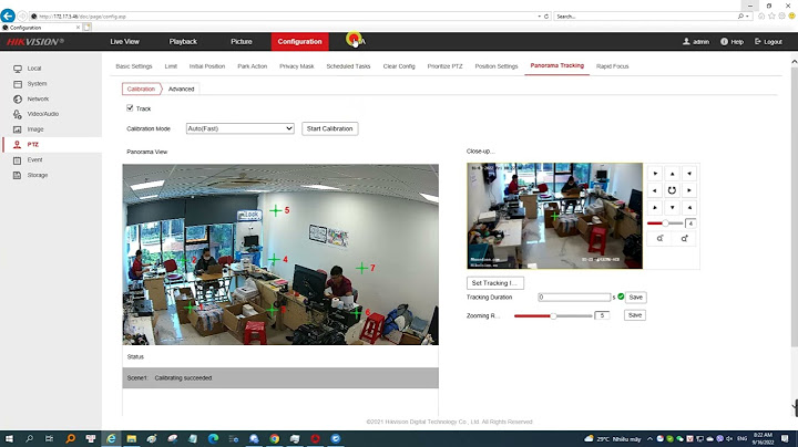 Hướng dẫn cài đặt camera ptz hikvision