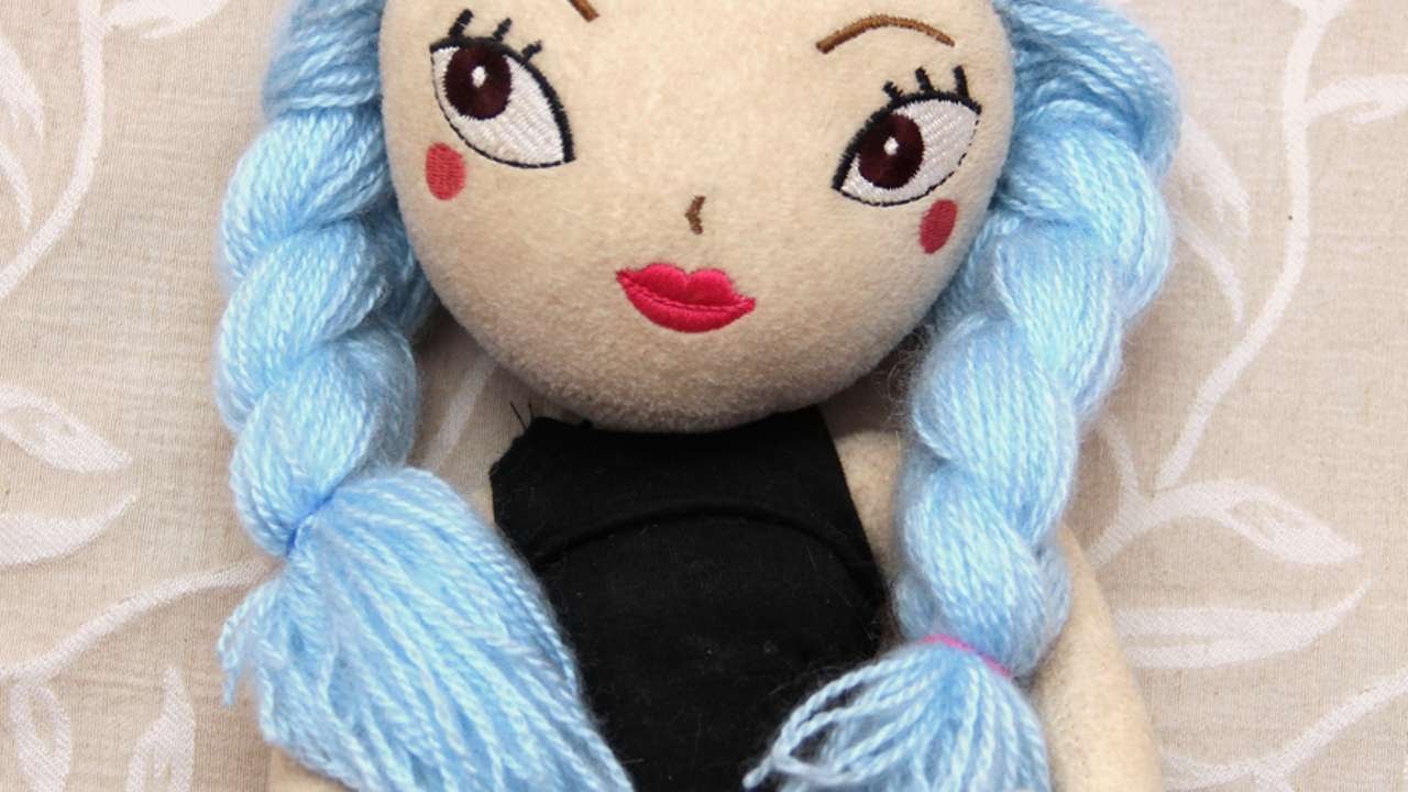 How To Add Knit Hair For A Doll DIY Crafts Tutorial Guidecentral