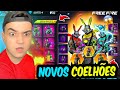 ENTREI NO FREE FIRE SÓ PARA PEGAR A NOVA SKIN DO COELHÃO COLORIDO! LEPAO FREE FIRE