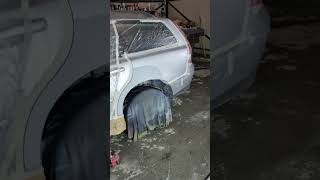 Volvo V50 side damage repair - part 6