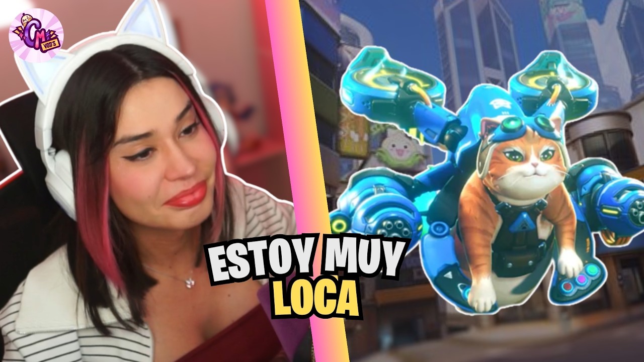 ESTOY MUY LOCA 😅 / CRYSTAL MOLLY JUEGA OVERWATCH CON AMIGOS