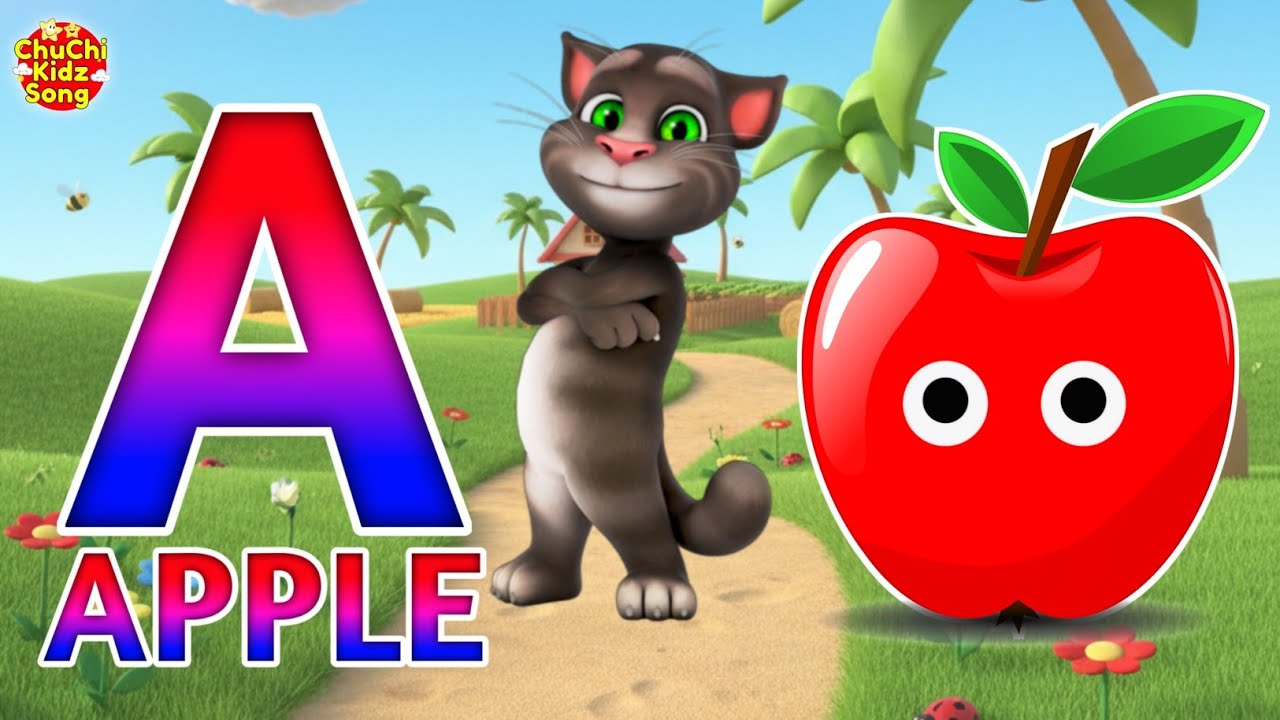 Песенка про алфавит - Алфавит - ABC и 123 - A для яблока 🍎 - Фонетика - Детские песни и стишки дл...