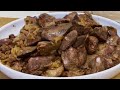 Более 5 млн. просмотров на Ютубе! Очень вкусная куриная печень с луком.