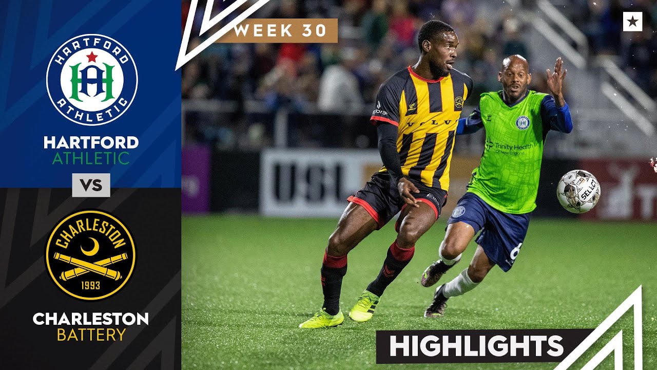 Hartford Athletic vs. Charleston Battery Game Highlights 10012022