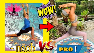 Le YOGA CHALLENGE EXTRÊME |Andy VS Shanti |idée de maman