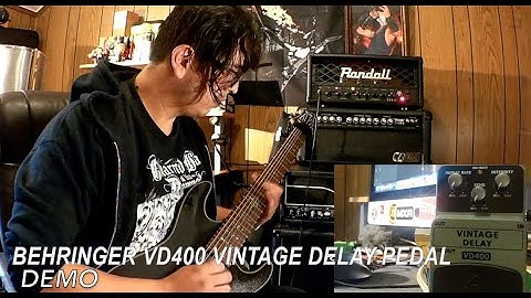 BEHRINGER VINTAGE DELAY VD400 - Demo