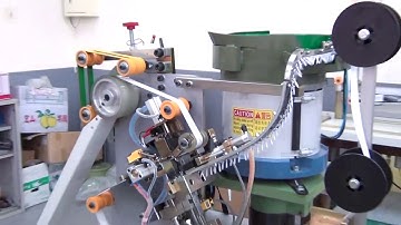 Invisible Zipper Production Machine Demo