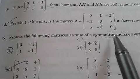 Exercise 3.5 , Questions no. 5 (12th class) Elements Math